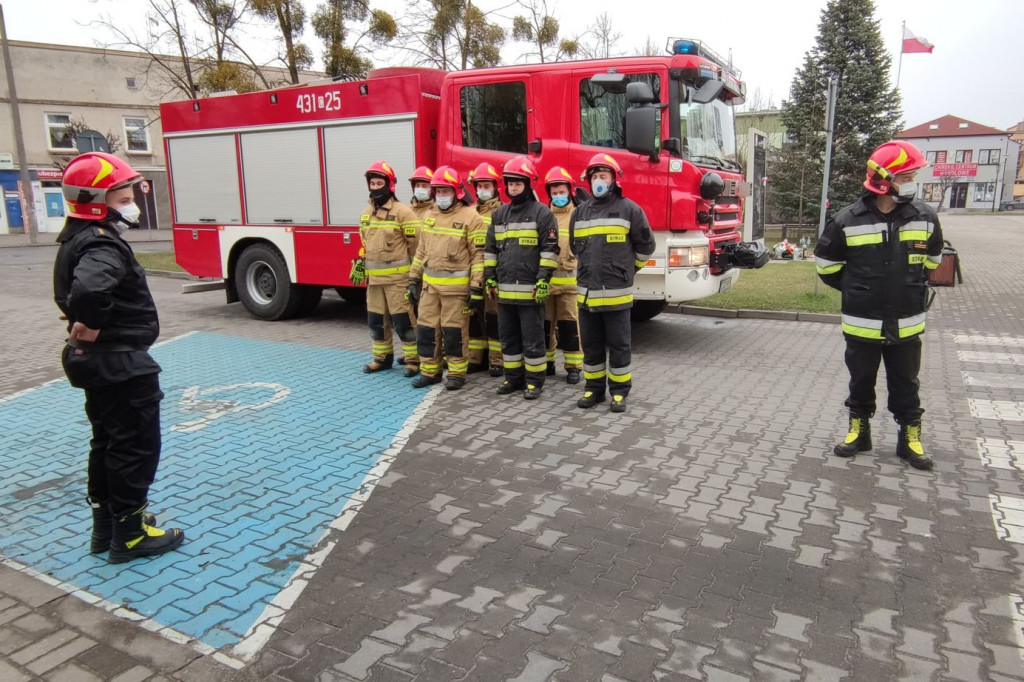 Ćwiczenia strażaków z KPPSP w Golubiu-Dobrzyniu