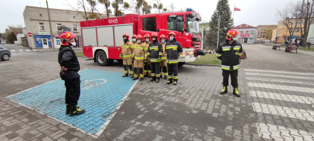 Ćwiczenia strażaków z KPPSP w Golubiu-Dobrzyniu