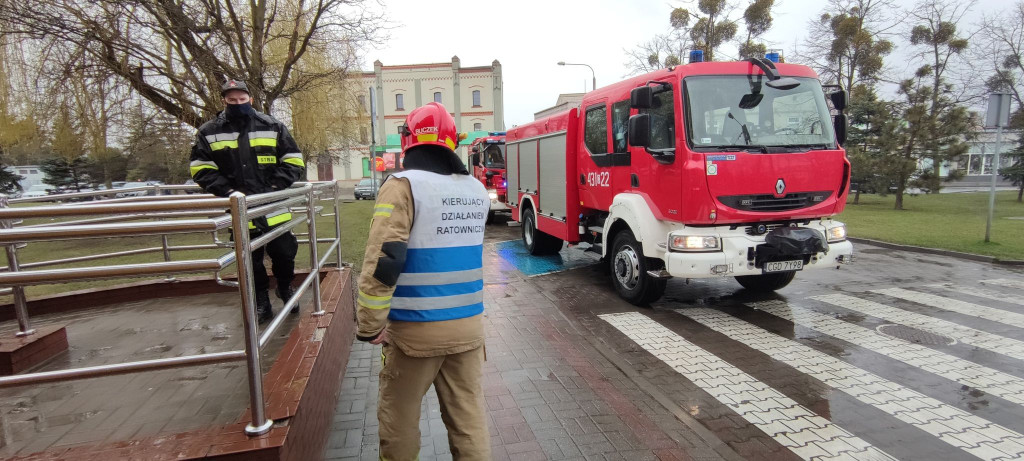 Ćwiczenia strażaków z KPPSP w Golubiu-Dobrzyniu