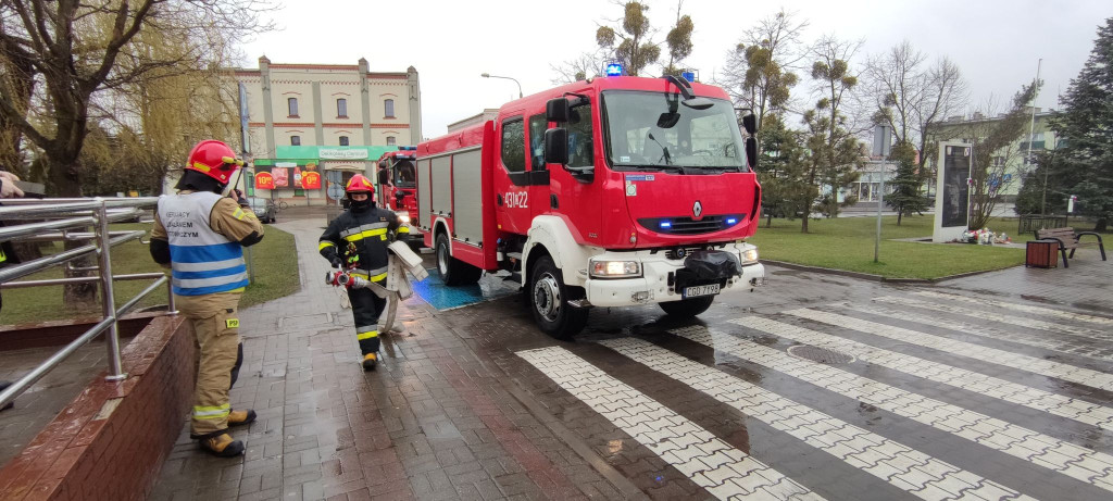 Ćwiczenia strażaków z KPPSP w Golubiu-Dobrzyniu