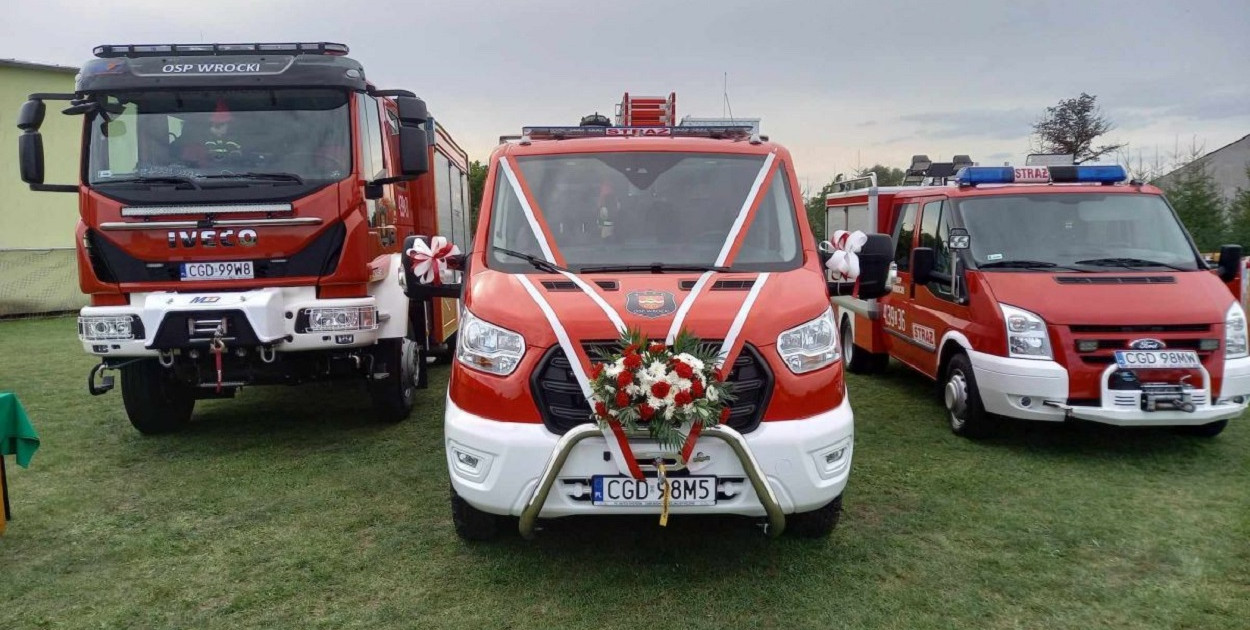 Gmina Golub-Dobrzyń: OSP Wrocki z nowym wozem!